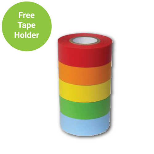 Medical Tape 1 Inch Wide Colored Labeling Tape Colored Chemical